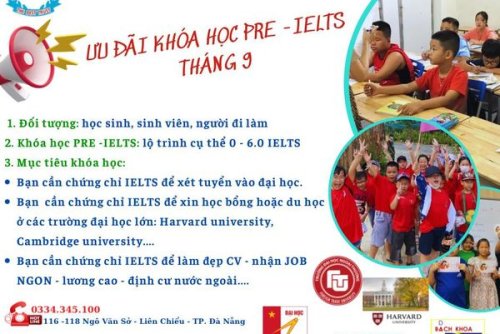 IELTS 6.0+ Từ Cấp 3 – Lợi Thế Dẫn Đầu!